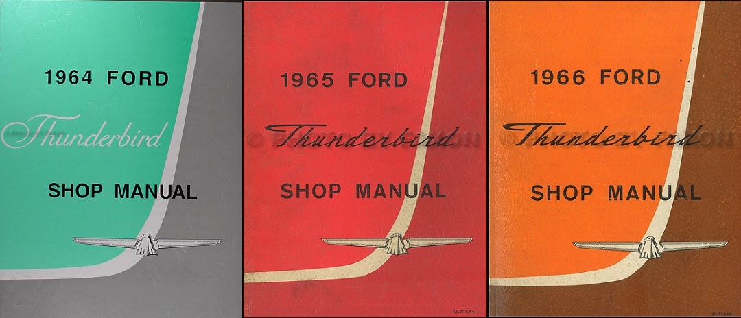 Ford Thunderbird shop manuals and diagrams